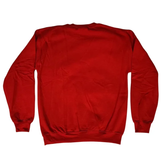 NWOT 'The Monkees Holiday Crewneck' official Band Merch - Bright Red - Picture 2 of 9